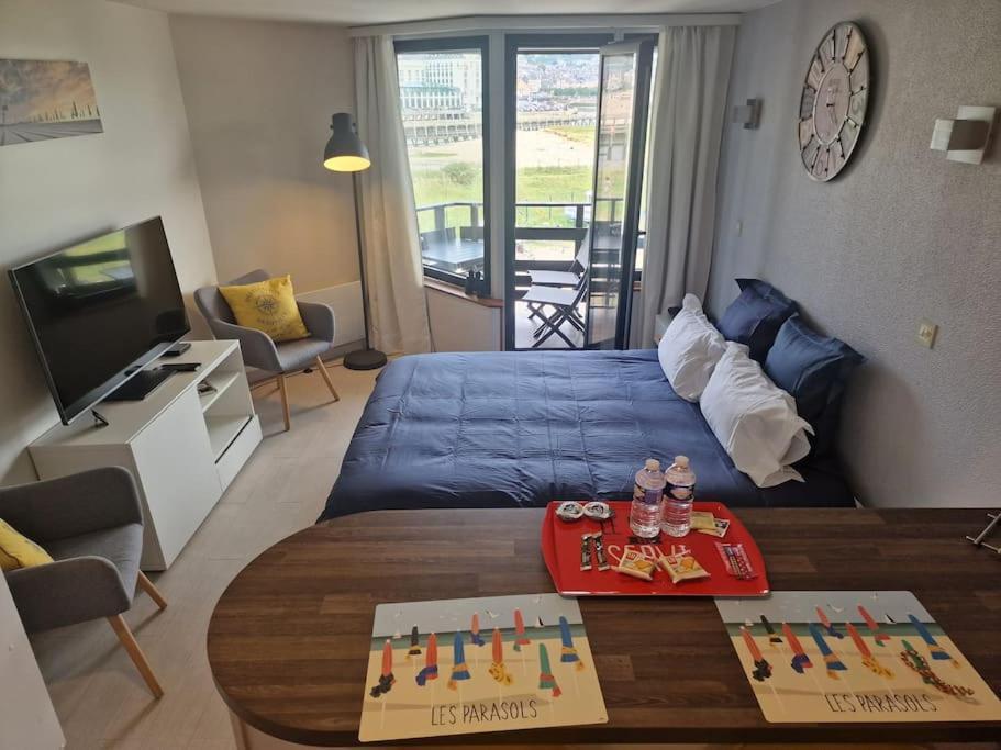 Le Cocooning-Studio Deauville Marina Avec Terrasse Vue Mer Et Plage Extérieur photo